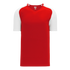 Athletic Knit V-Neck Baseball Jersey with Contrasting Shoulders (BA1375)
